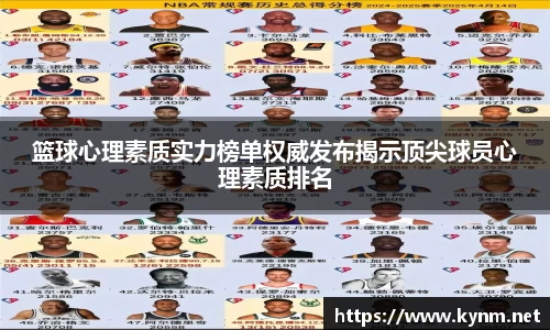 篮球心理素质实力榜单权威发布揭示顶尖球员心理素质排名