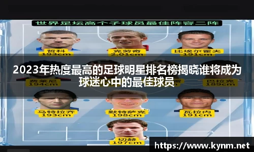2023年热度最高的足球明星排名榜揭晓谁将成为球迷心中的最佳球员